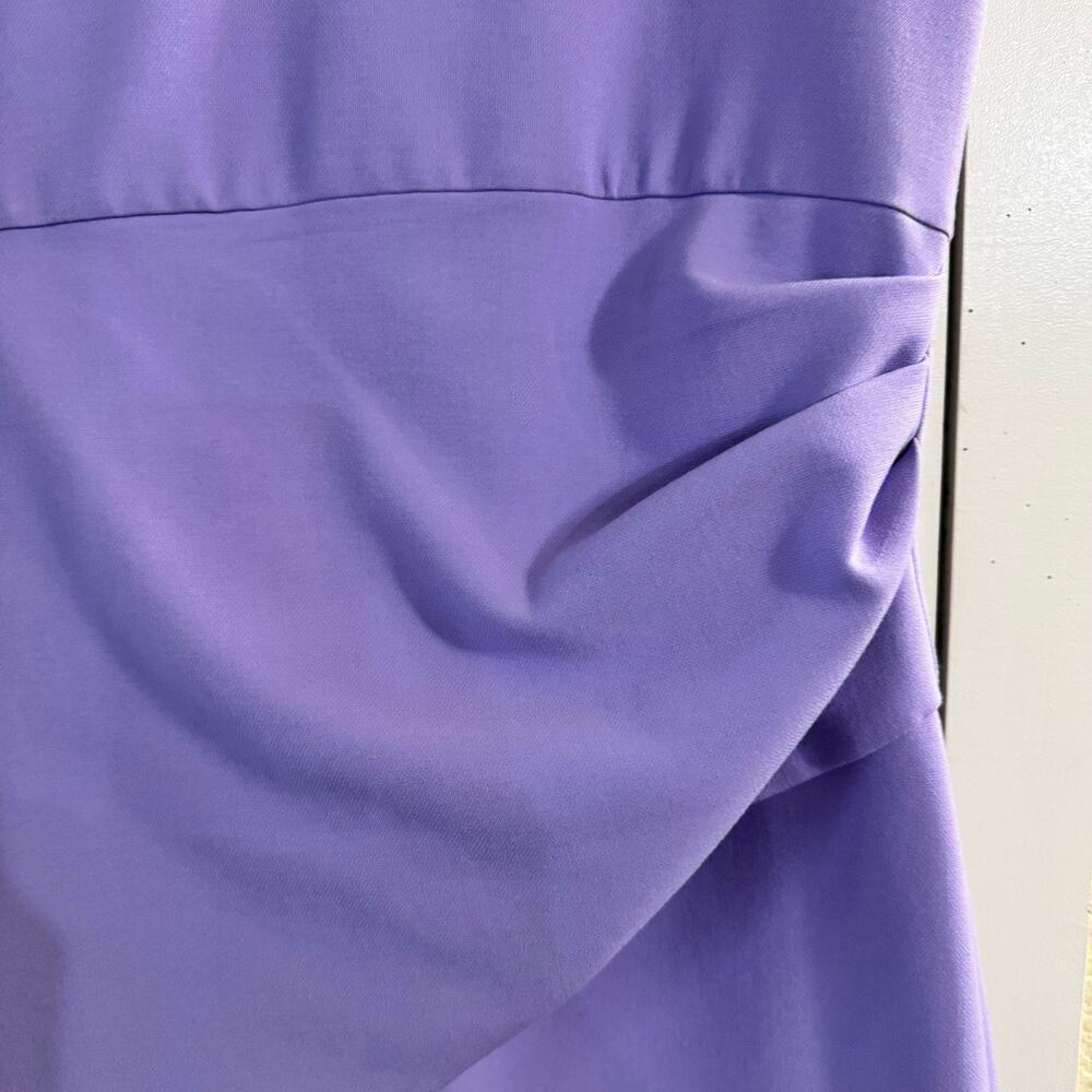 Diane Von Furstenberg Bevin Sheath Dress Lilac Purple Size 14 - Picture 6 of 8